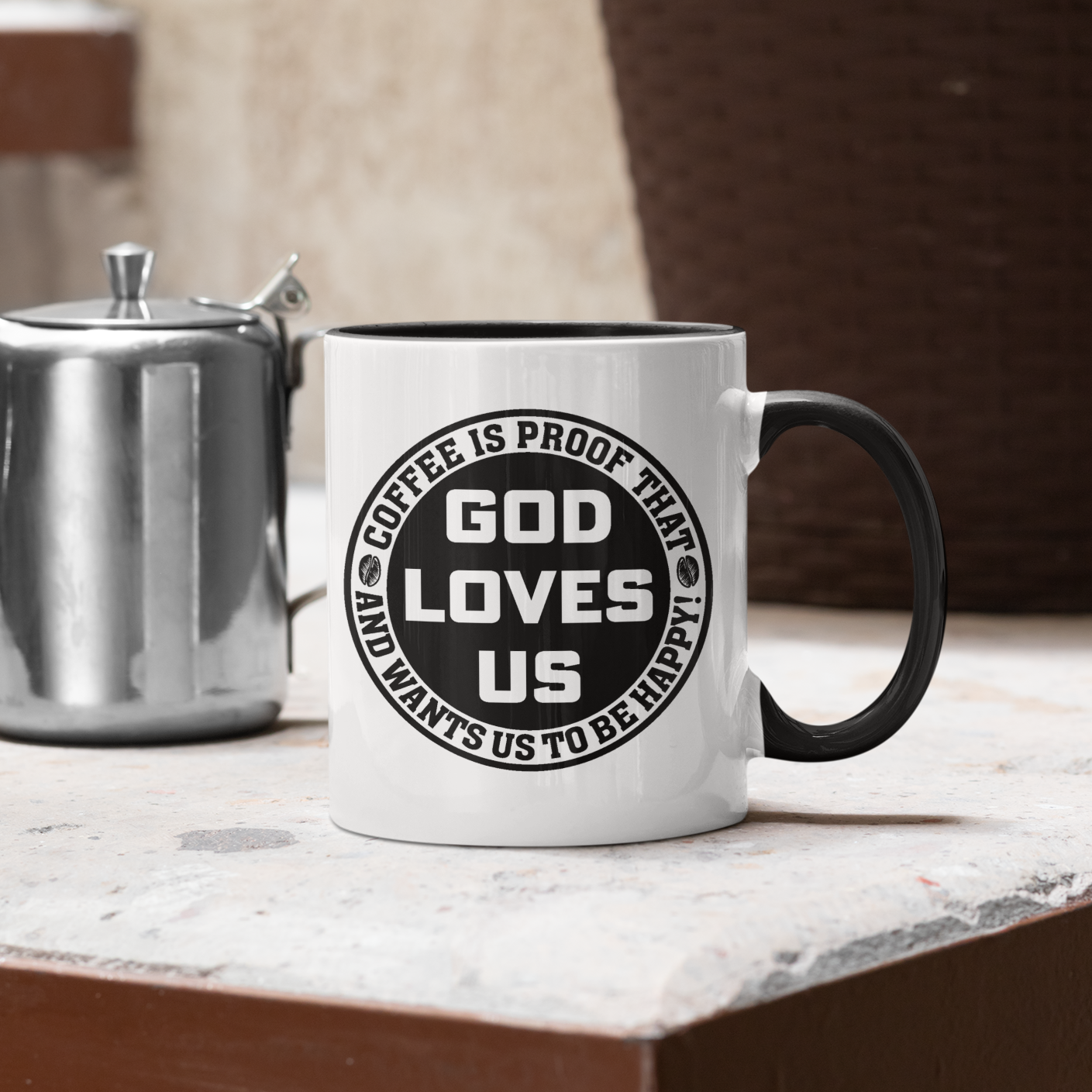 GOD LOVES US MUG