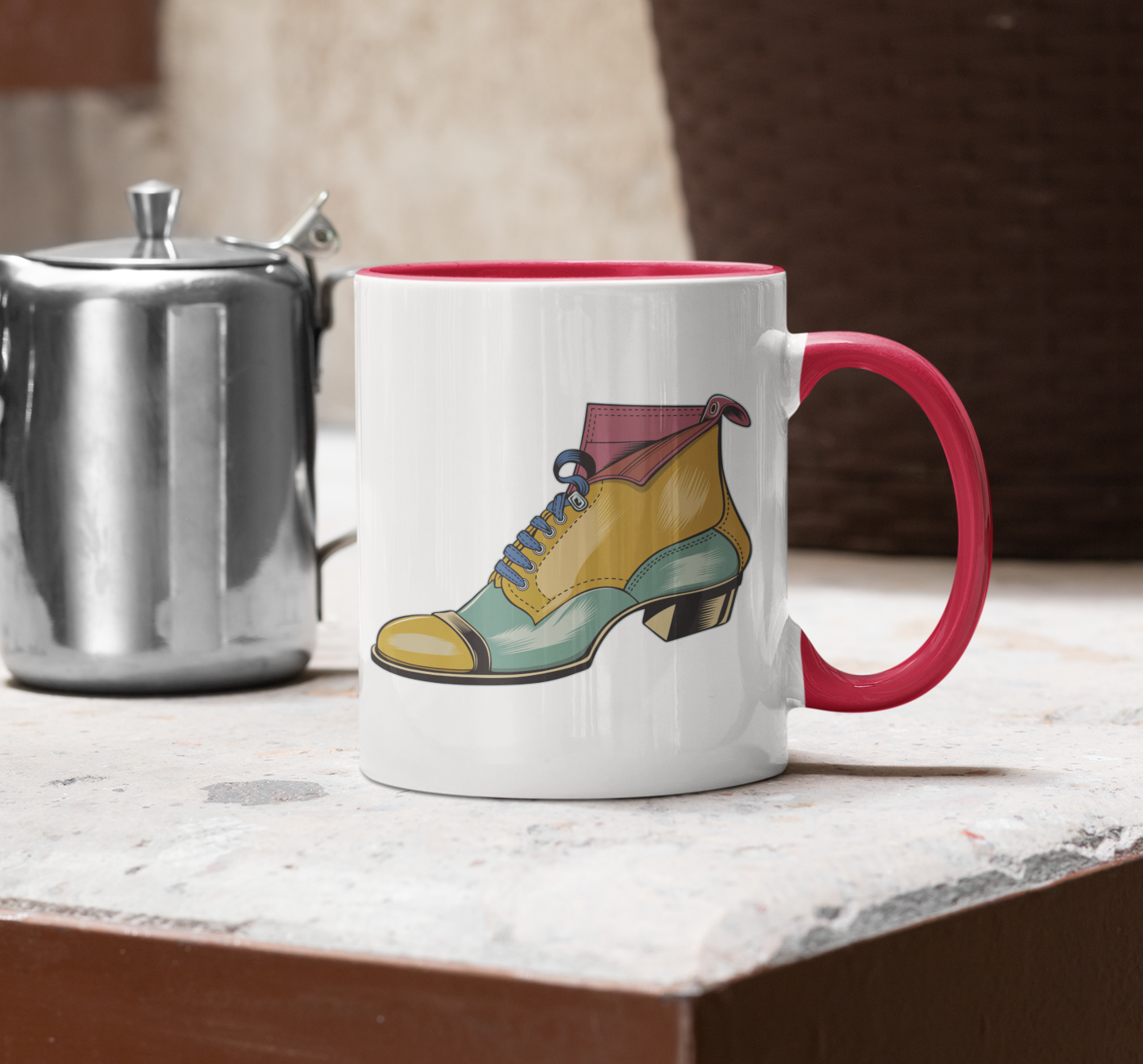 ANTIQUE SHOE MUG