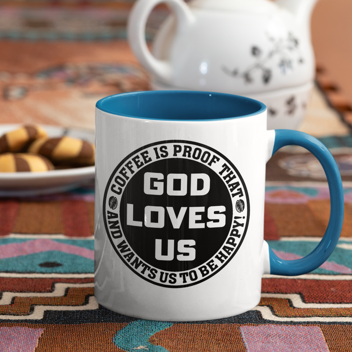GOD LOVES US MUG