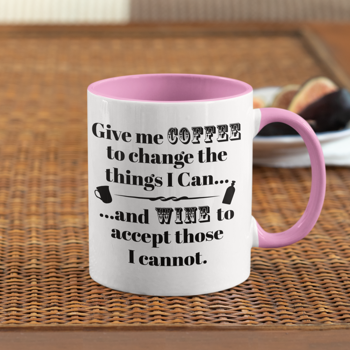 CHANGE AND ACCEPT WINE MUG