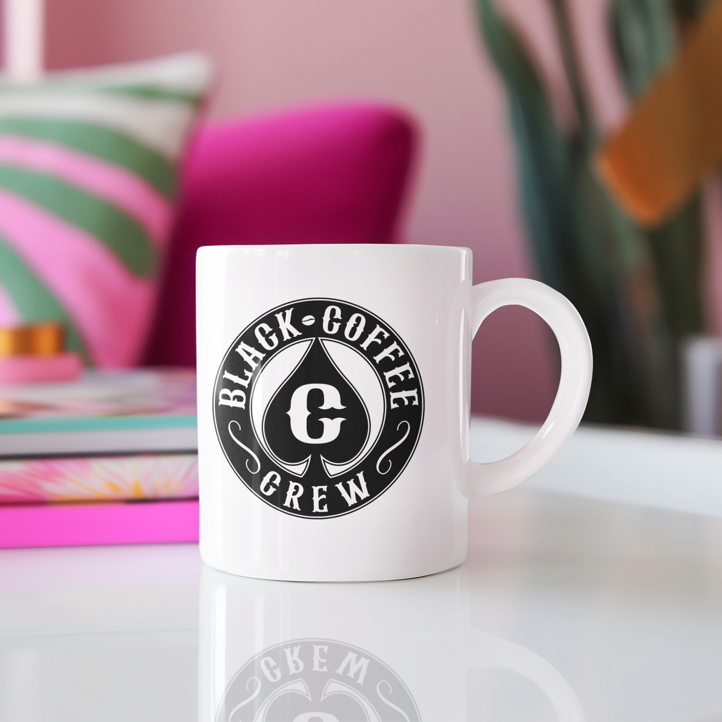 BLACK COFFEE CREW MUG