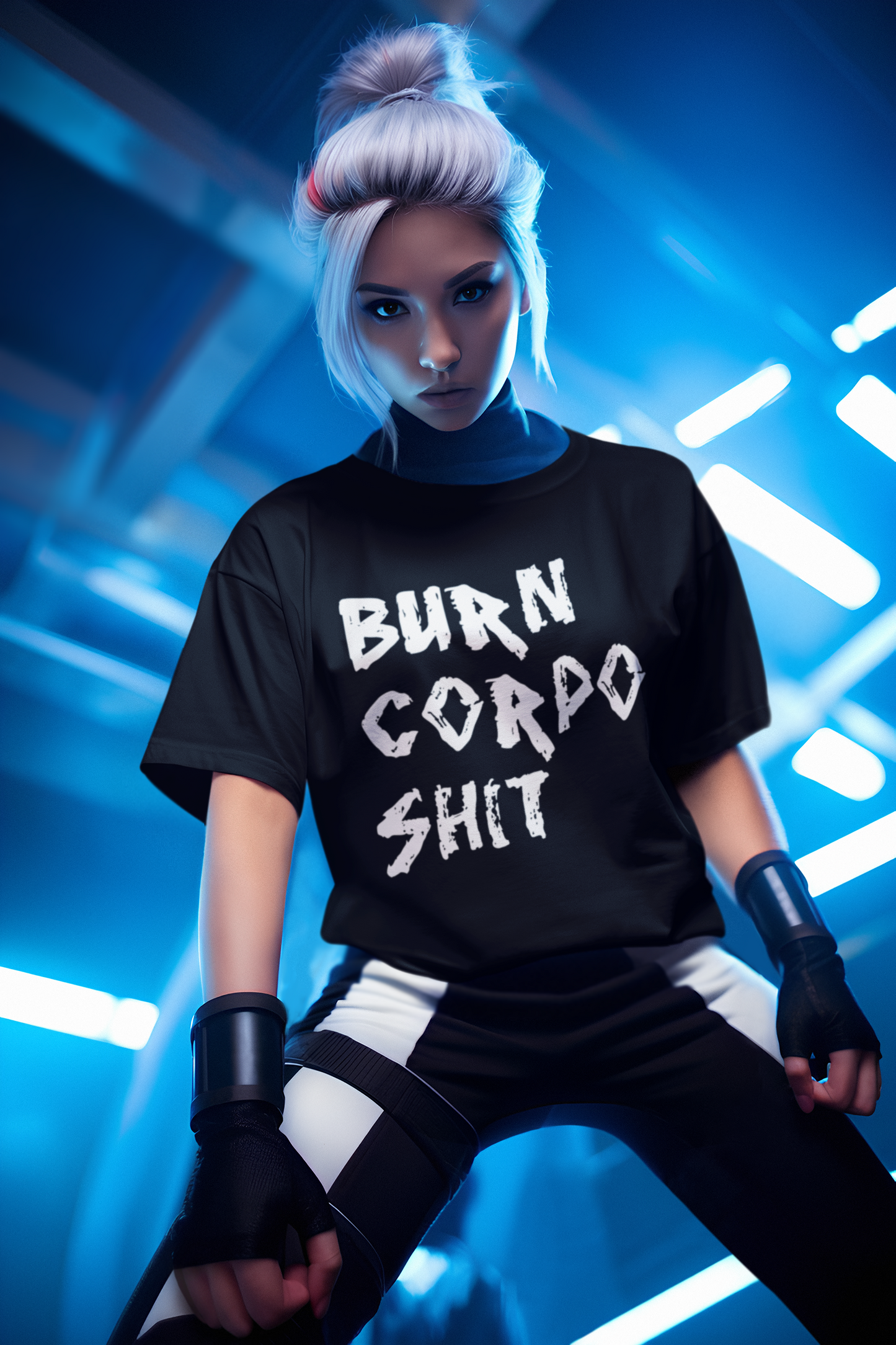 BURN CORPO S**T TEE