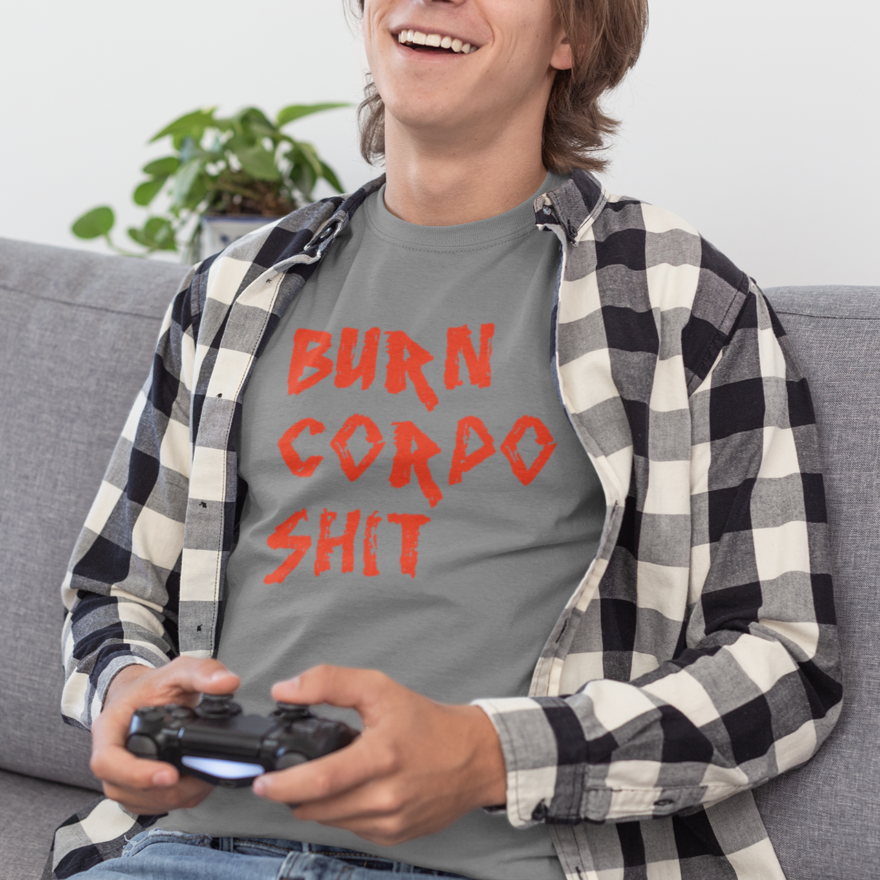 Burn Corpo S**T (RED) Tee