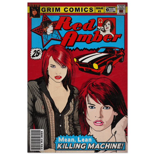 RED AMBER COMIC POSTER