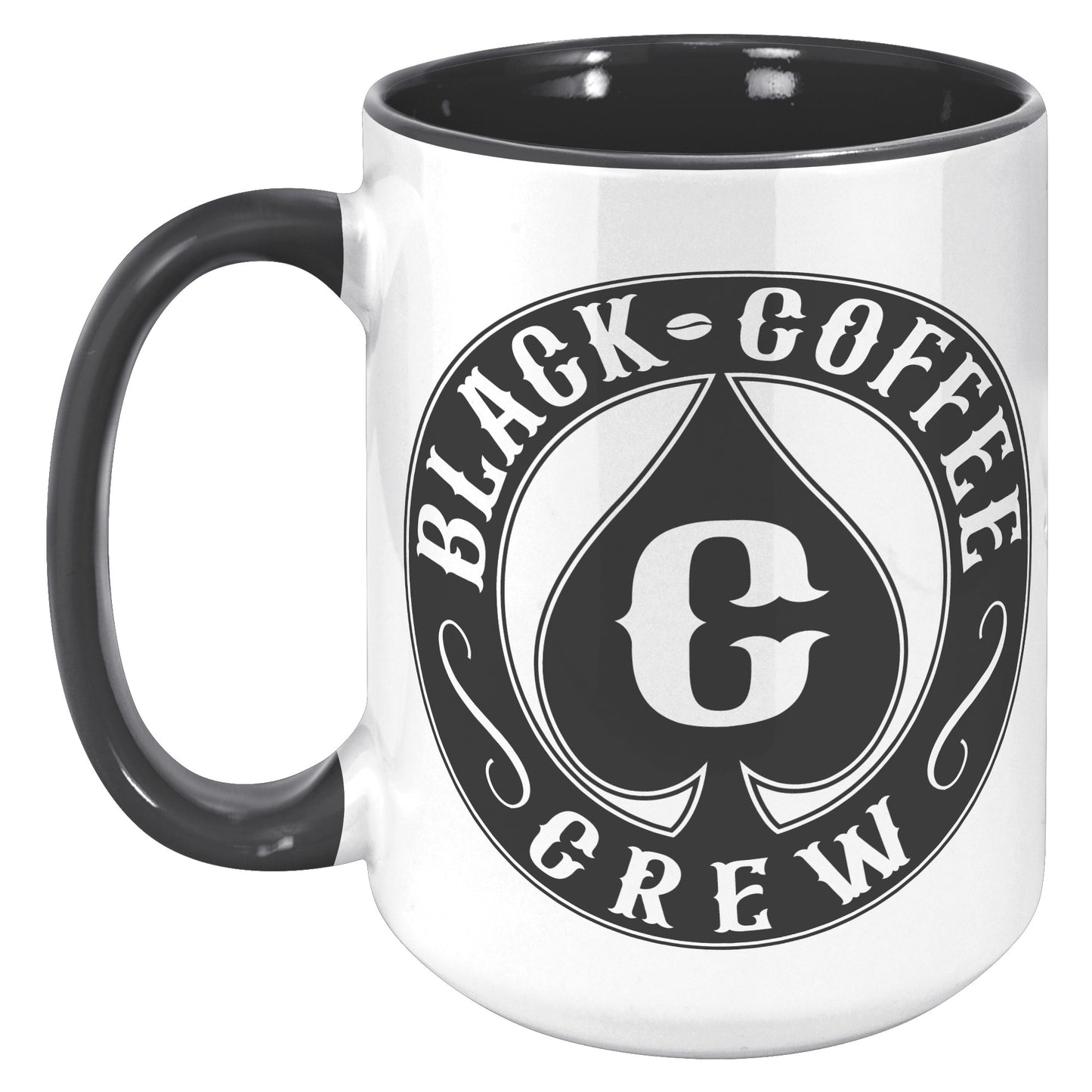 BLACK COFFEE CREW MUG