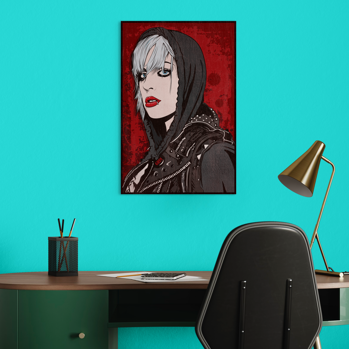 BRODY HOOD METAL PRINT