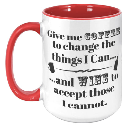 CHANGE AND ACCEPT WINE MUG
