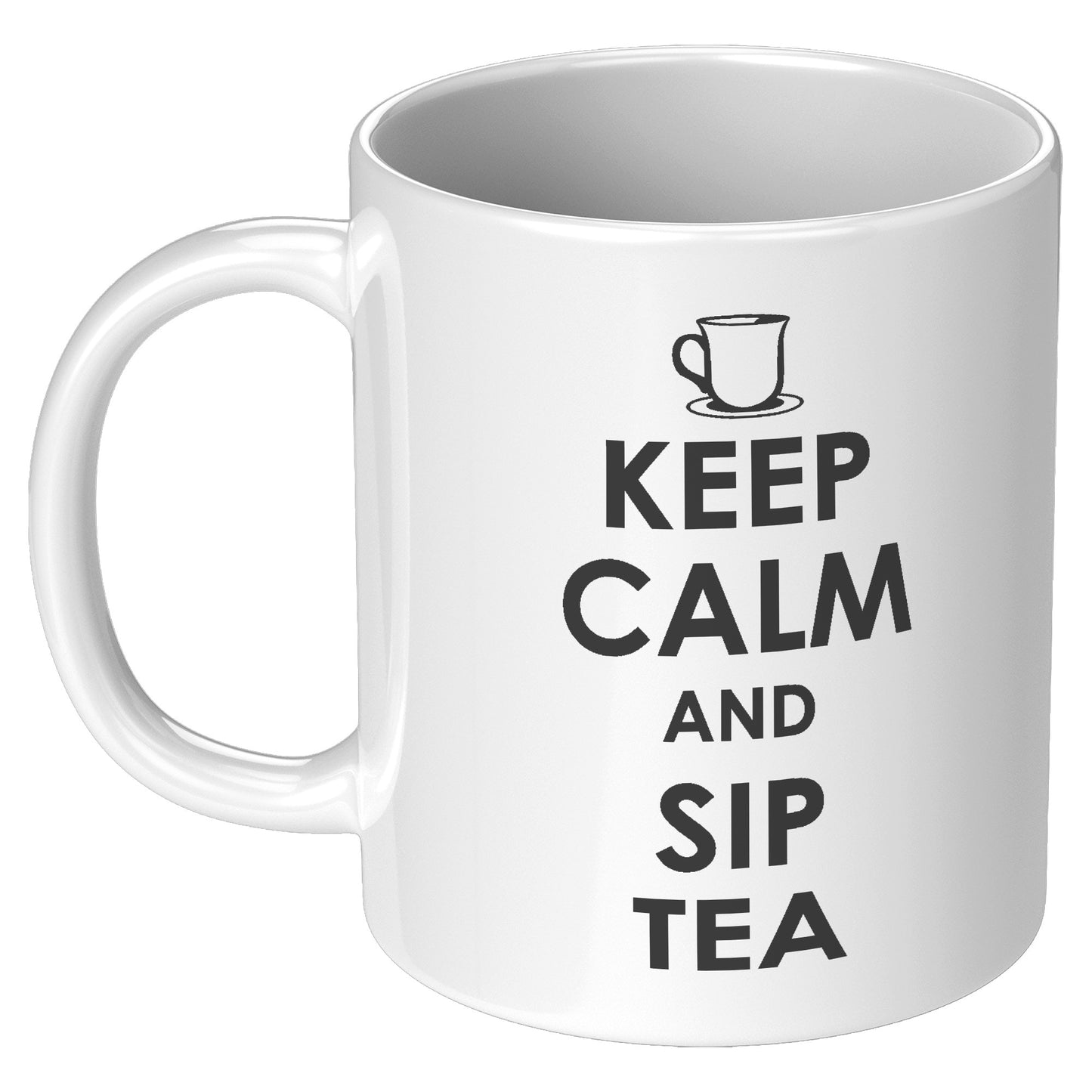 KEEP CALM AND SIP TEA MUG