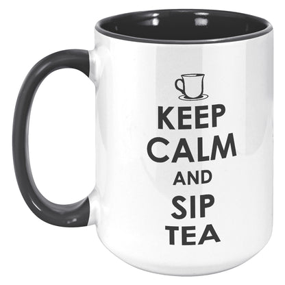 KEEP CALM AND SIP TEA MUG