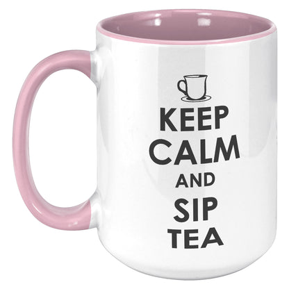 KEEP CALM AND SIP TEA MUG