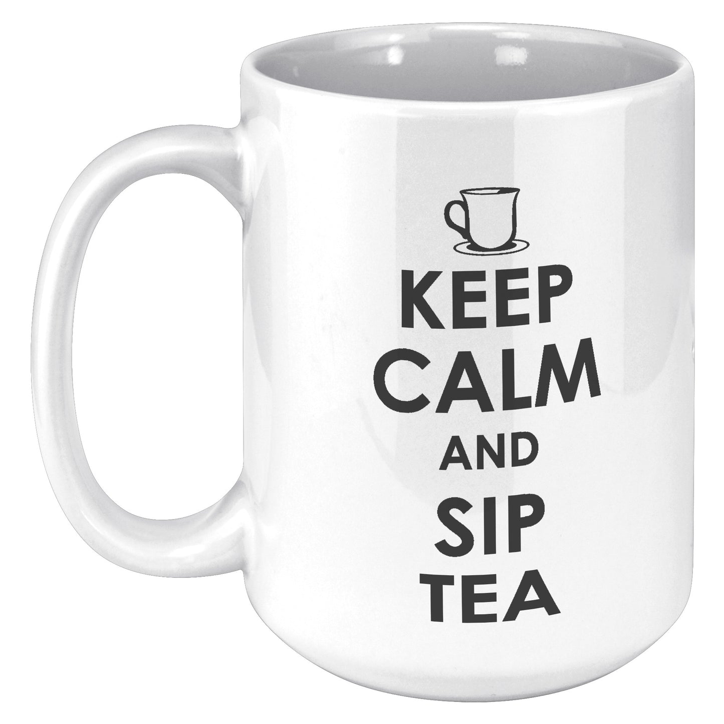 KEEP CALM AND SIP TEA MUG