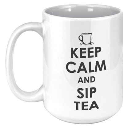 KEEP CALM AND SIP TEA MUG