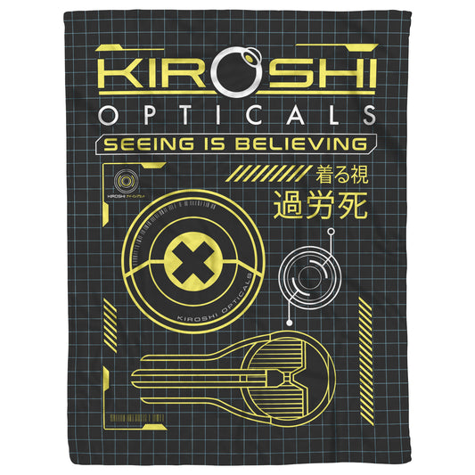 Kiroshi Optical Fleece Blanket