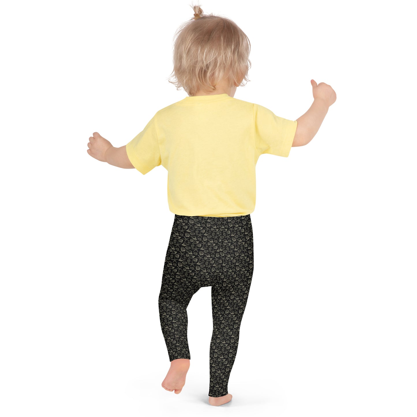 SALLY'S SEASHELLS OUTLINE Kid's Leggings