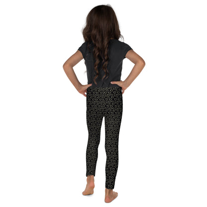 8 bit BLACK HEARTS Kid's Leggings