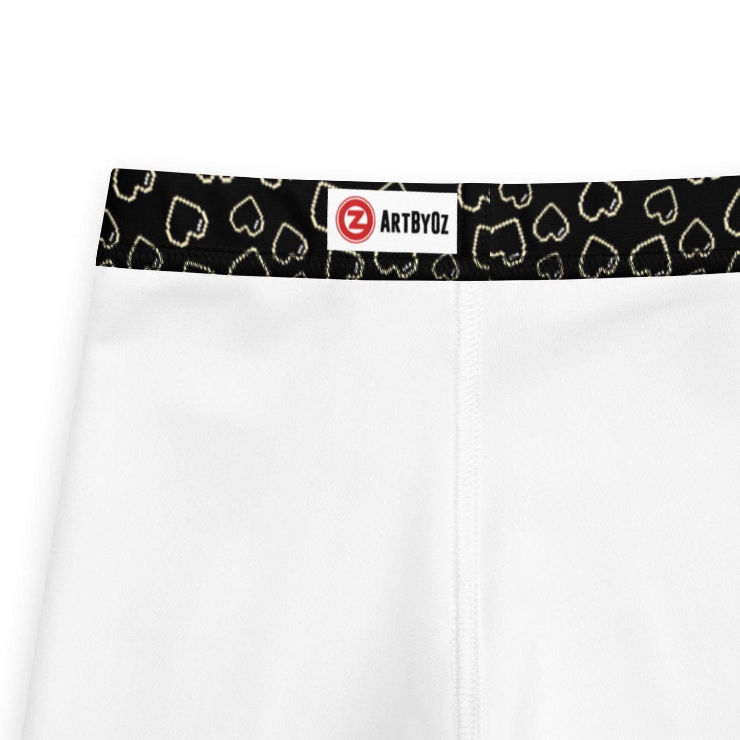 8 bit BLACK HEARTS Kid's Leggings