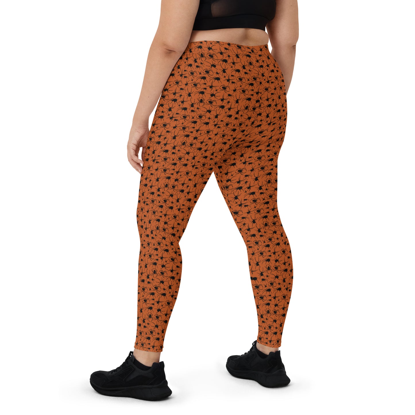 KILLER SPIDERS ON ORANGE Leggings