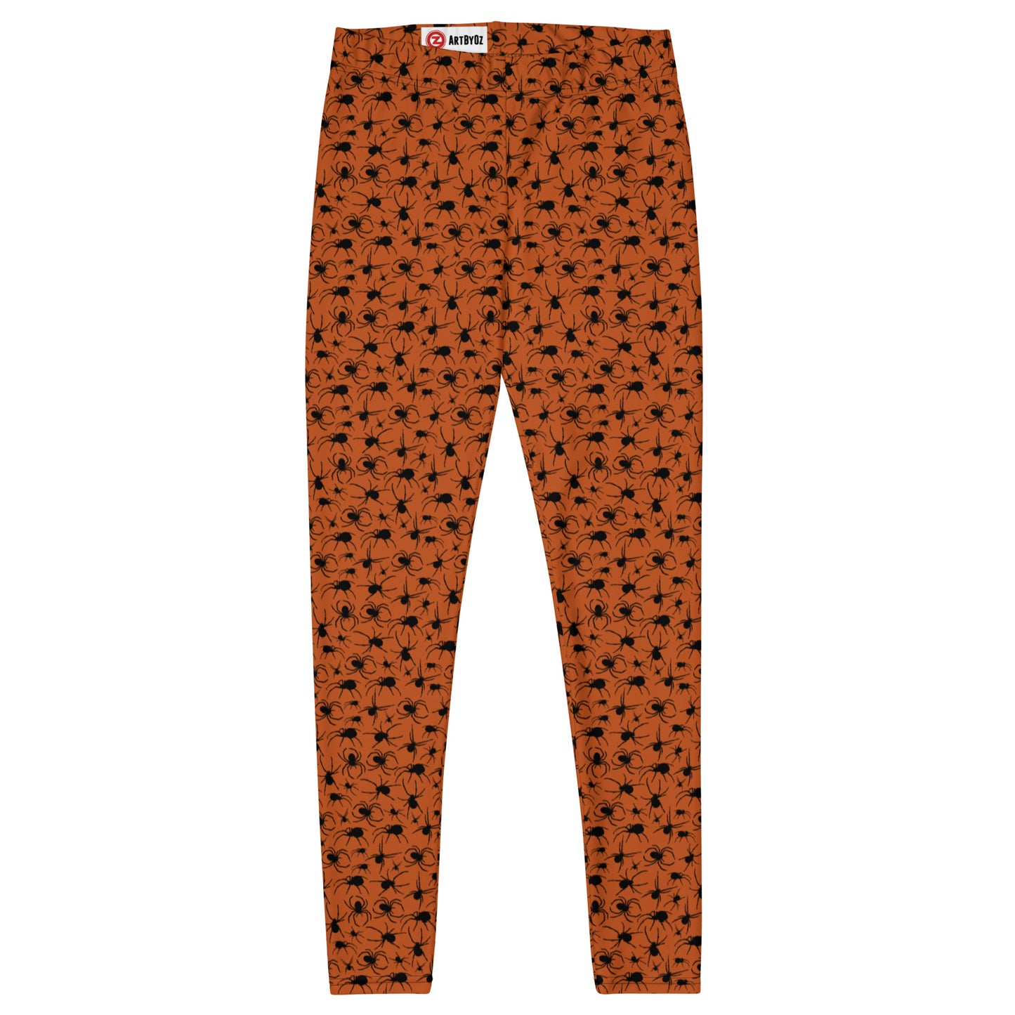 KILLER SPIDERS ON ORANGE Leggings