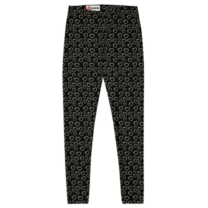 8 bit BLACK HEARTS Leggings