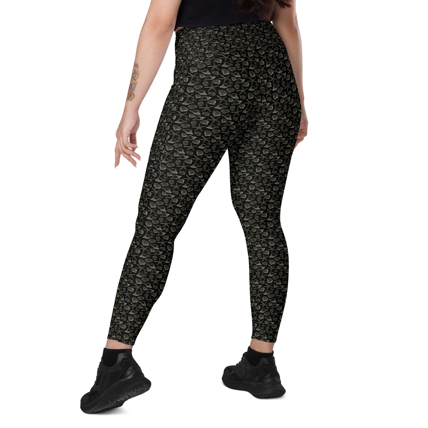 SALLY'S SEASHELLS OUTLINE - Leggings with Pockets