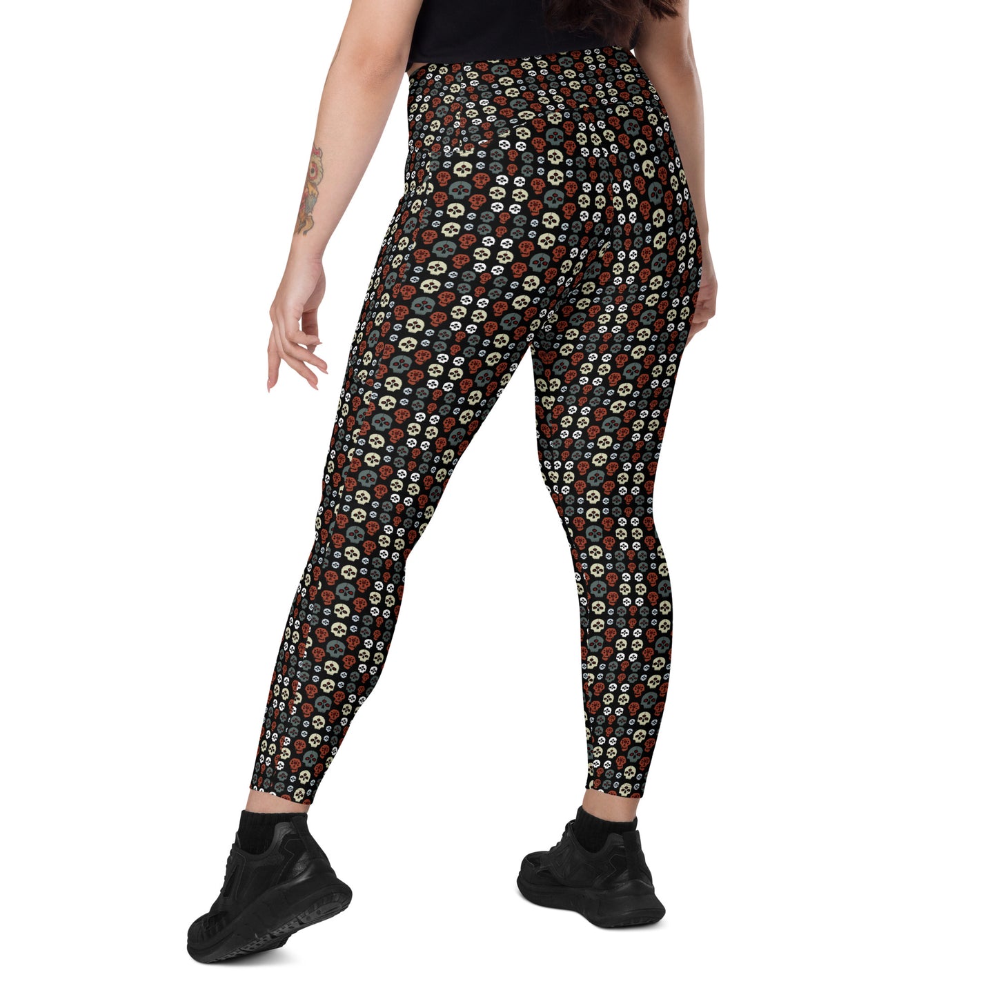 MAELSTROM SKULLS - Leggings with Pockets