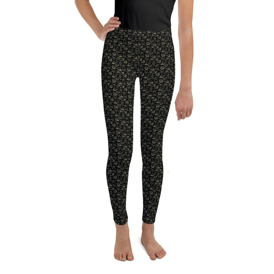 SALLY'S SEASHELLS OUTLINE Youth Leggings