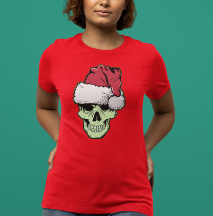 SANTA SKULL WOMEN'S TEE
