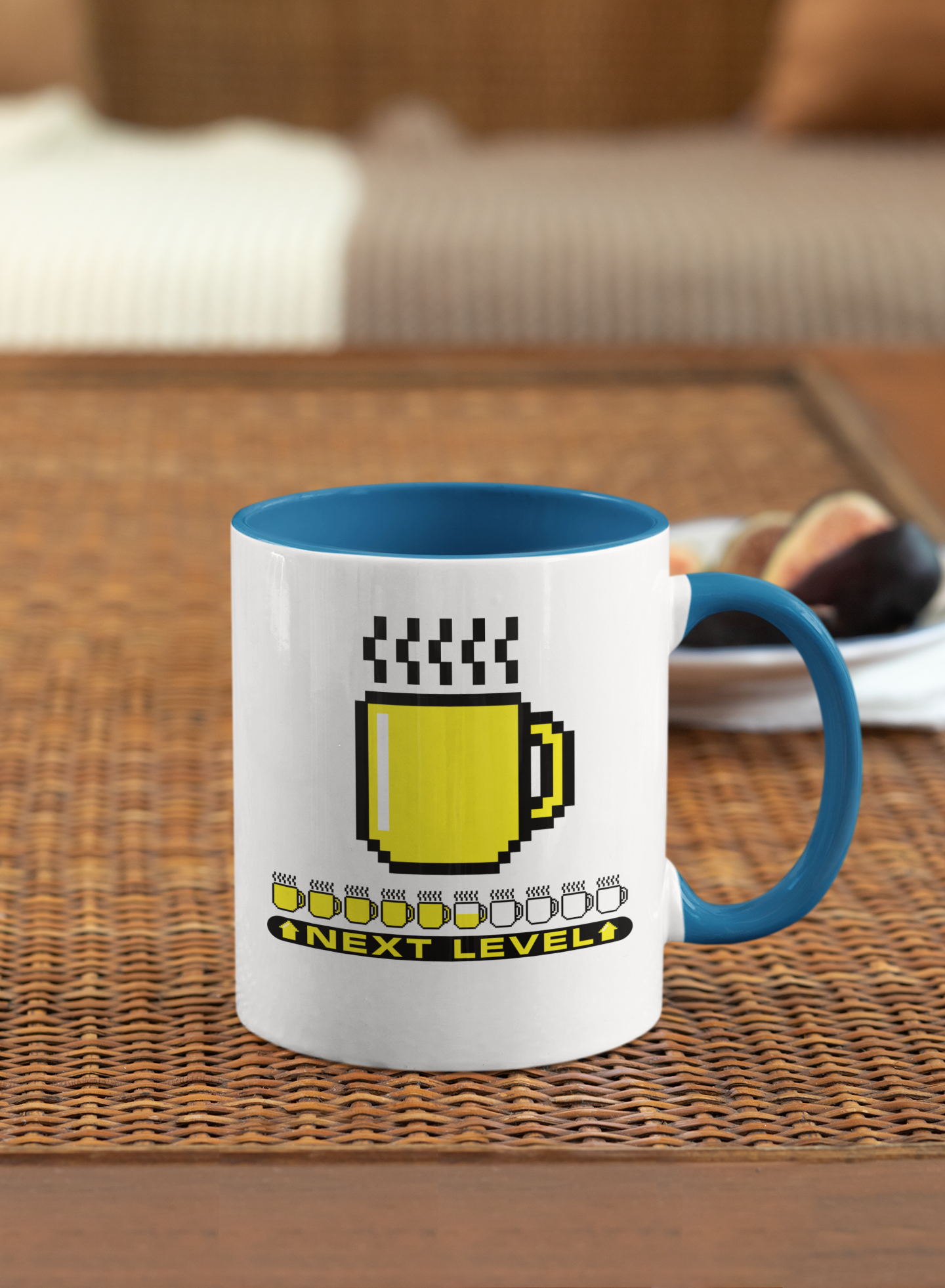 8bit LEVEL UP MUG