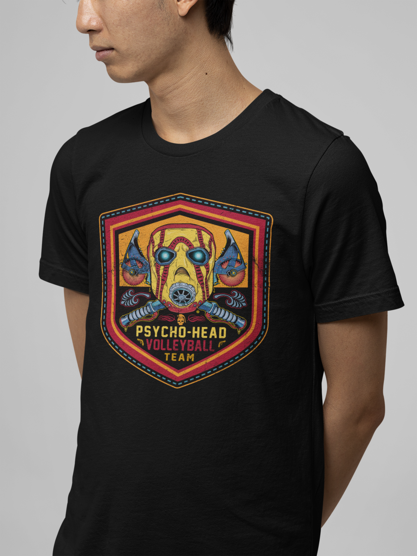 PSYCHO-HEAD VOLLEYBALL TEAM TEE