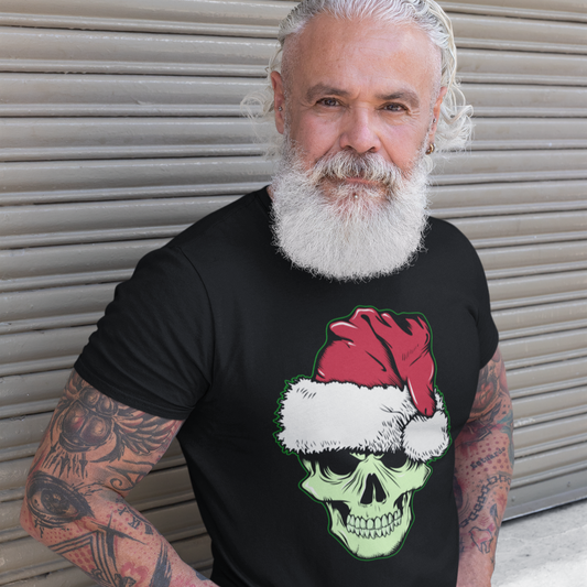 SANTA SKULL TEE